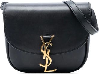 Saint Laurent 2022 Small Leather Monogram Kaia crossbody bag - Nero