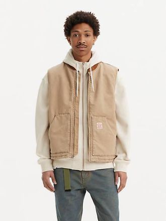 Levi's Sansome Vest - Mens - 2XS - Beige / TigerS Eye