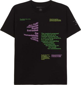 Osklen Bienal 2025 graphic T-shirt - men - Cotton - P - Black