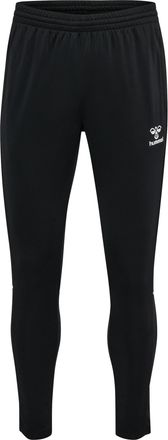 Hummel Trainingshose HUMMEL HMLCORE 2.0 TRAINING PANTS, Damen, Gr. M (48/50), N-Gr, schwarz, wei&szlig;, Obermaterial: 100% Polyester, weit, unten schmal, Hosen Tr