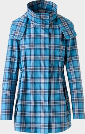 Akris Check Hooded Jacket