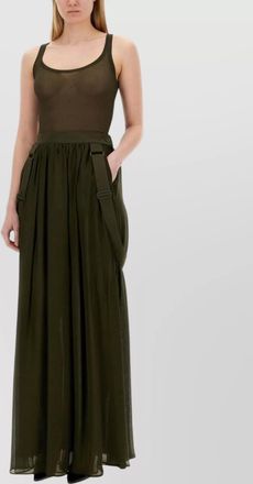 Max Mara sleeveless ribbed scoop neck top