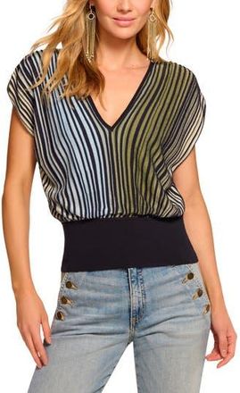 Ramy Brook Vanessa Colorblock Dolman Sleeve Top in Ombre Stripe at Nordstrom Rack, Size X-Small