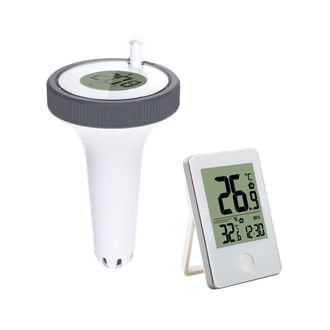 OEM Term&oacute;metro Flotante Inal&aacute;mbrico Para Piscinas, Term&oacute;metro Conectado Con Reloj, Term&oacute;metro Para Interiores Y Exteriores Para Piscinas Y Jacuzzis