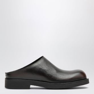 Maison Margiela Mule color cappuccino/nero in pelle
