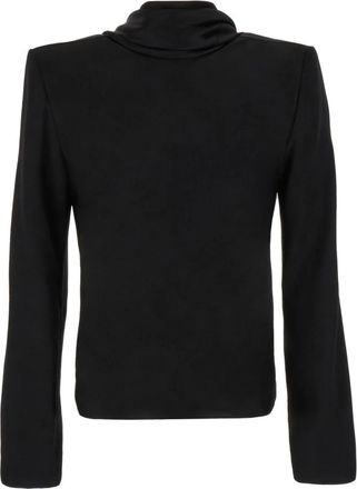 Saint Laurent Turtleneck Top - Dames - Coltruien - Zwart - XS - Truien & Vesten