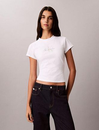 Calvin Klein Camiseta De Beb&eacute; Con Monologo