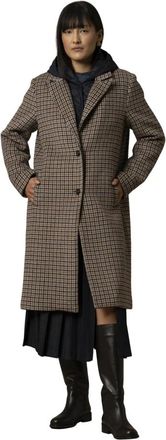 Kocca Geruite jas met elegante stijl - Dames - Mantel - Veelkleurig - XL - Jassen