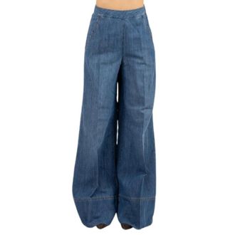 Pinko Pinko, Dames, Jeans, Blauw, Maat: L Katoen