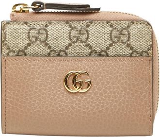 Gucci Beige Pvc Leather Wallet (Bi-Fold) (Pre-Owned)