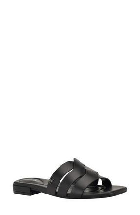 Calvin Klein Tisha Slide Sandal in Black at Nordstrom Rack, Size 7.5