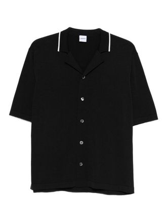 Aspesi Button-Up Shirt In Black Cotton