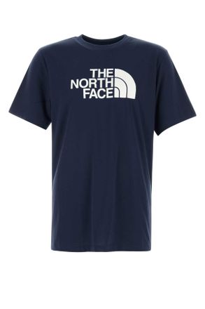 The North Face Navy Blue Cotton Blend T Shirt