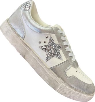 Corkys Footwear Womens Constellation Sneakers In Silver