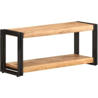 vidaXL Mueble Para Tv De Madera Maciza De Acacia 90x30x40 Cm Vidaxl