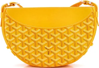 Goyard Hirondelle Shoulder Bag Coated Canvas and Leather