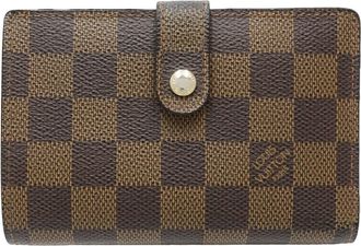 Louis Vuitton Damier Ebene Damier Canvas Wallet (Bi-Fold) (Pre-Owned)