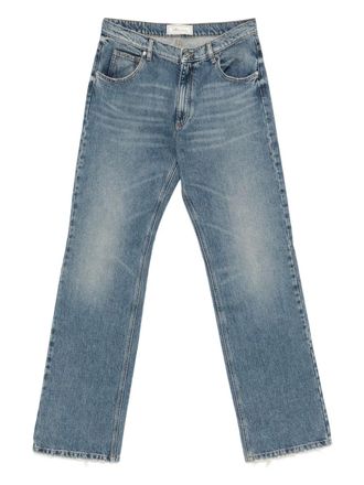 Blumarine Jeans met franje afwerking - Blauw