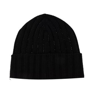 Ermanno Scervino Soft Beanie with Rhinestones