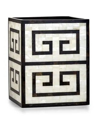Labrazel Greek Key Wastebasket