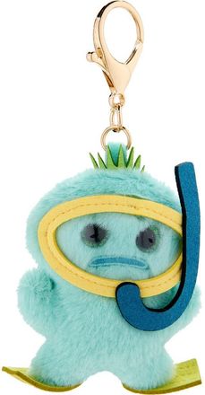 Leith Stuffed Scuba Monster Bag Charm in Teal Multi- Gold at Nordstrom Rack