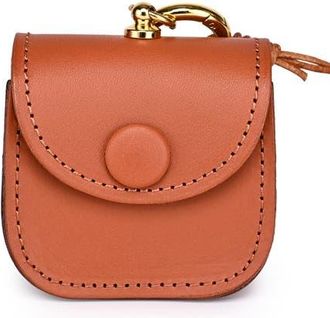 OLD TREND Toti Genuine Leather Mini Structured Charm in Camel at Nordstrom
