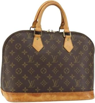 Louis Vuitton Pre-owned Handbags, female, Brown, Size: ONE SIZE Pre-owned Canvas Handbag