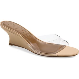 Staud Brigitte Wedge Sandal in Porcini at Nordstrom, Size 10.5Us