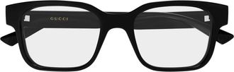 Gucci Glasses, male, Black, Size: 54 MM Eyeglasses