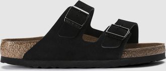 Birkenstock Mules Arizona Cuir Suédé Noir