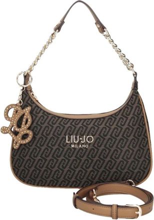 Liu Jo Ridhi Hobo Bag - Dames - Schoudertassen - Bruin - ONE Size - Leer - Tassen
