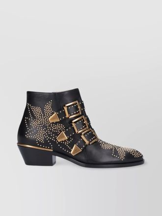 Chlo&eacute; leather ankle boots