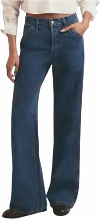 Favorite Daughter The Olympia Low Slung Flare Jeans In Cody
