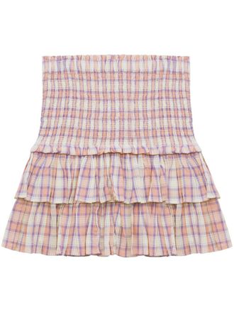 Isabel Marant Minigonna Naomi a strati - Rosa