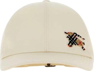 Burberry Katoenen Baseballpet - unisex - Petten - Wit - M - Katoen - Accessoires