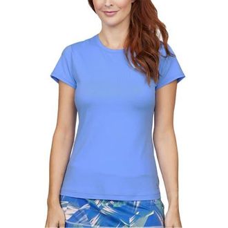 Sofibella UV Colors Short Sleeve Womens Tennis Shirt in Periwinkle at Nordstrom, Size X-Small