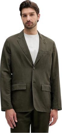 A|X Armani Exchange Blazers - Heren - Blazers - Groen - 4XS - Katoen - Jassen
