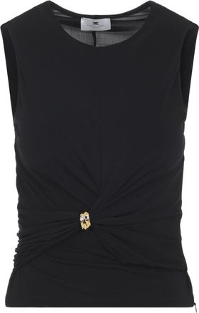 Elisabetta Franchi Black Top-Donna