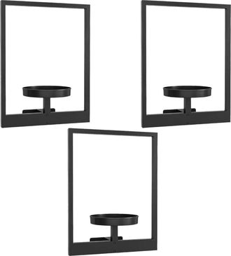 OEM Juego De 3 Estantes De Pared Para Plantas, Maceteros Colgantes De Metal, Para Sala De Estar O Balc&oacute;n
