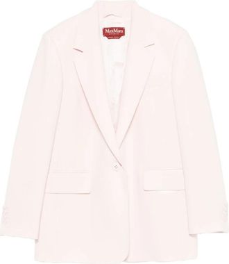 Max Mara Cady Blazer - Dames - Blazers - Roze - S - Leer - Jassen