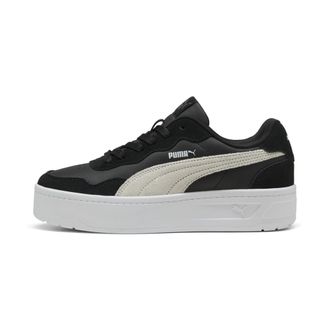 Puma Sneakers Court Lally Skye Sneakers in suede da donna, Scarpe, Nero, 35.5