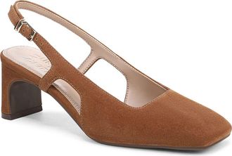Naturalizer Carmen Slingback Pump in Dark Chestnut Brown at Nordstrom, Size 6.5