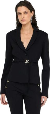 Liu Jo Blazers, female, Black, XS, Giacca elegante in punto milano