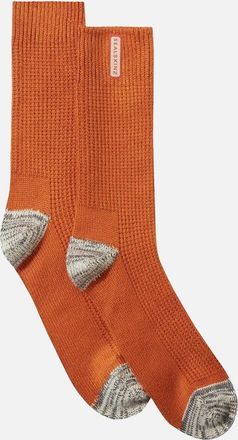 Sealskinz Mens Sealskinz Bradenham Bamboo Socks Orange - Size: 9.5/13/12.5/12/11.5/11/9/16/15.5/15/14.5/14/13.5/10.5/10