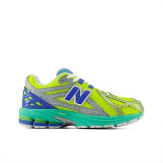 New Balance Kids 1906 Lace in Green/Blue Synthetic, size 3.5