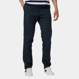 Helly Hansen Mens Dock Chinos Pants In Navy