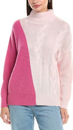 The Cashmere Project The Cashmere Project Color Block Cashmere Sweater