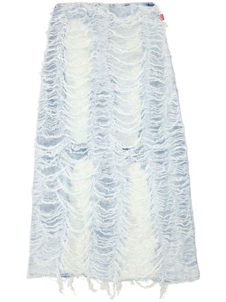 Diesel Denim maxi-rok - Blauw