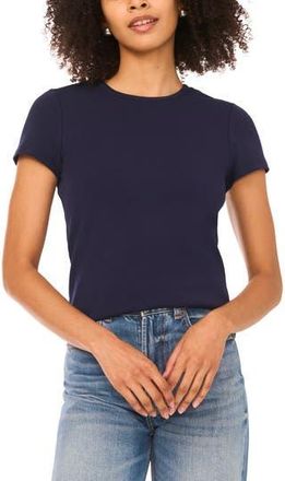 Vince Camuto Keyhole Back T-Shirt in Classic Navy at Nordstrom Rack, Size X-Large