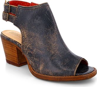 Bed Stü Ireni Slingback Heel in Black Lux at Nordstrom, Size 8.5